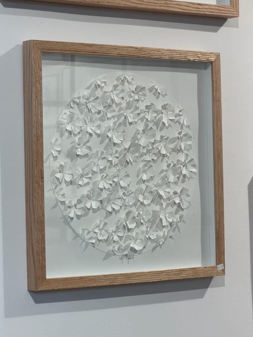40x40cm, “Sakura”, indrammet 