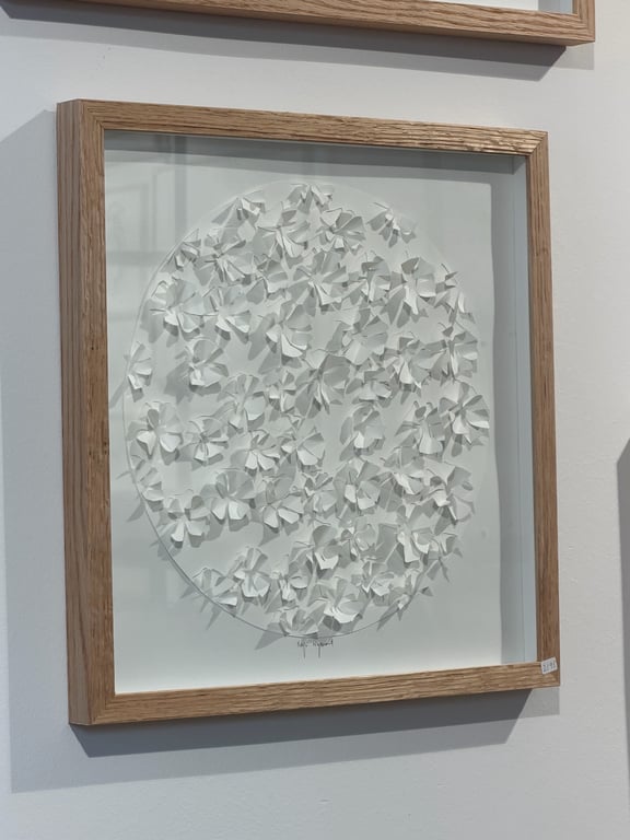 40x40cm, “Sakura”, indrammet 