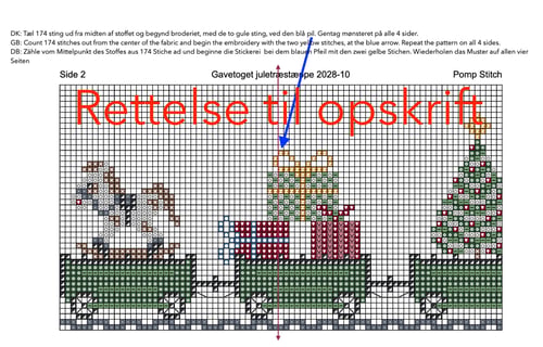 Mellem - juletræstæppe juletoget 2028-10 Str. 128 x 128 cm. (2)