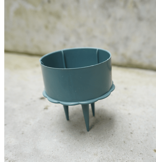 Bloklysholder i grøn plastik 5D x 6H cm (1)
