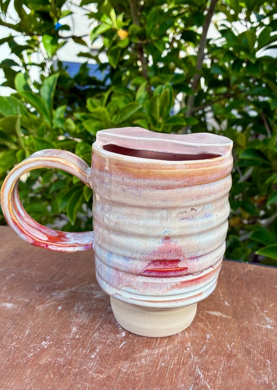 To-go kaffekop – Rosa billede 5