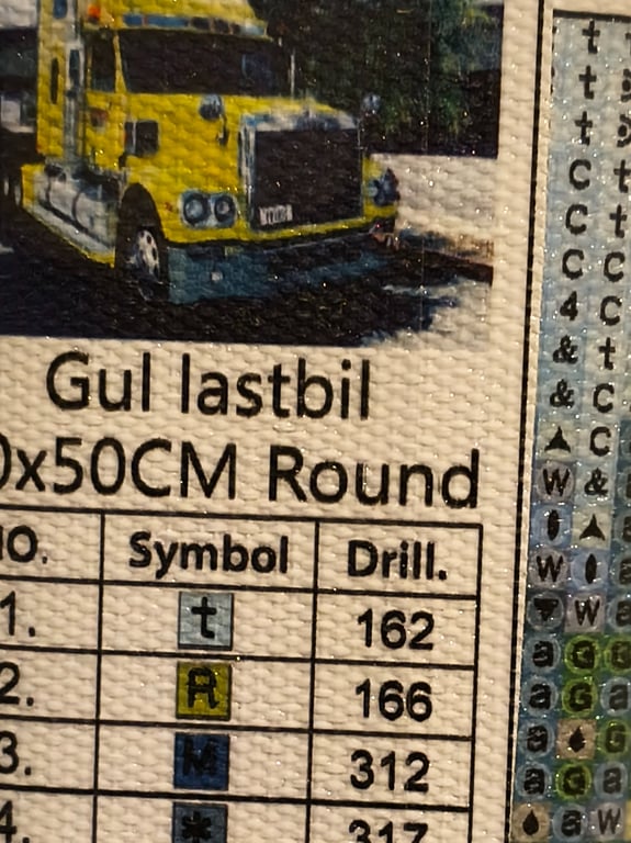 En pæne trucker lastbil 60 50 