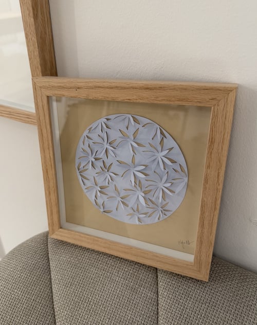 20x20cm, 3D papercut, indrammet  (2)