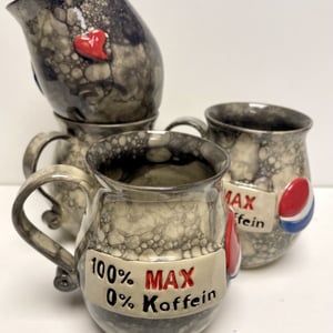 Keramik krus med tekst - 100% MAX – produktbillede