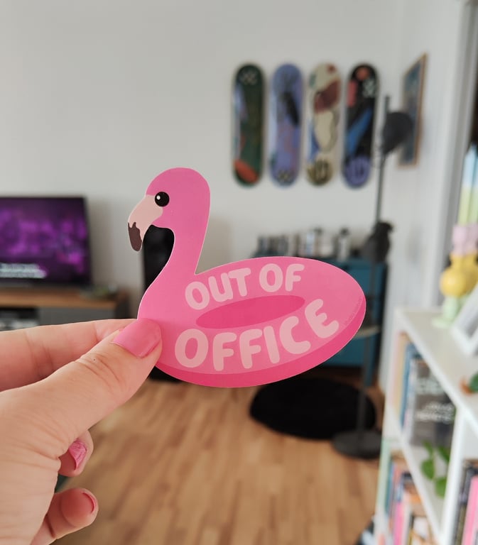 "Out Of Office" Vinyl Sticker
