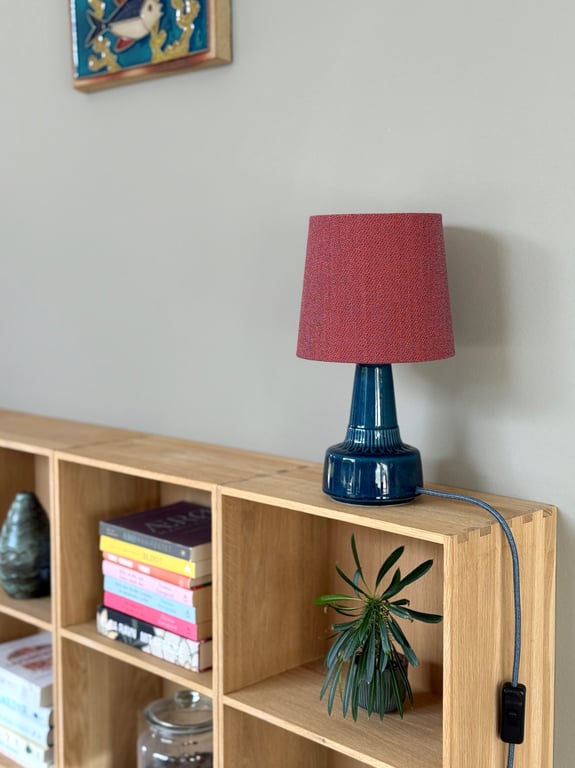 Upcycled vintage bordlampe - Søholm Keramik billede 5