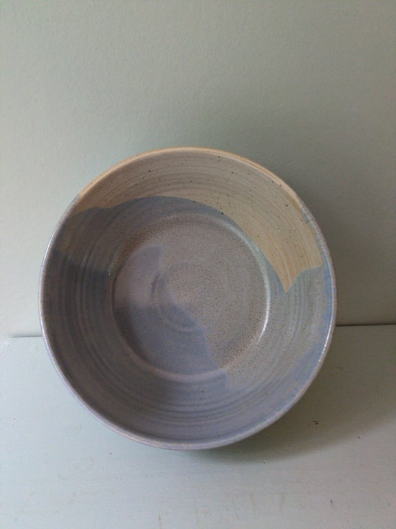 skål lyseblå/beige 
