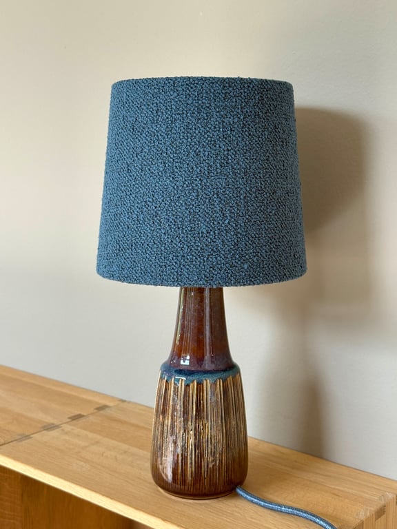 Upcycled vintage bordlampe - Søholm Keramik