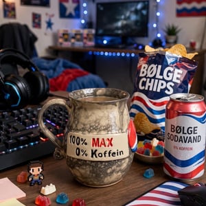 Keramik krus med tekst - 100% MAX – produktbillede