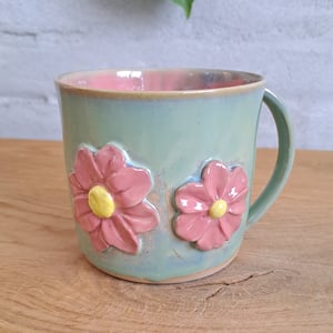 Blomster koppen kan indeholde 350 ml. – produktbillede