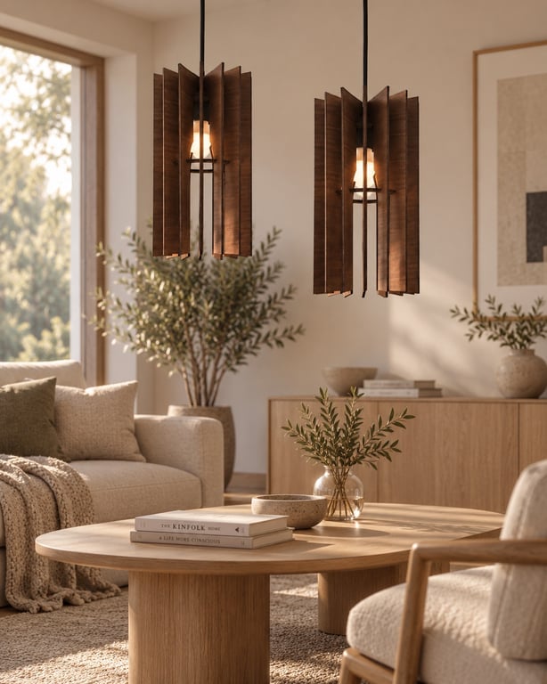 NŌR Pendel | Walnut billede 2