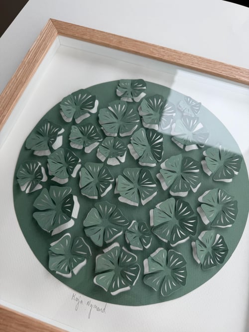 30x30, 3D papercut, salvie, indrammet  (3)