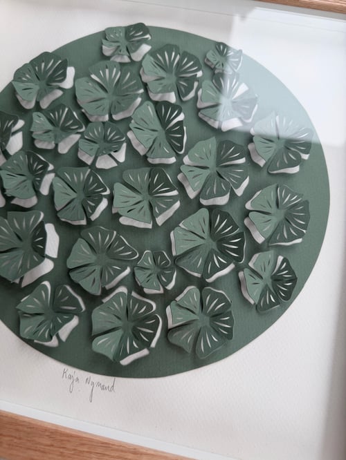 30x30, 3D papercut, salvie, indrammet  (4)