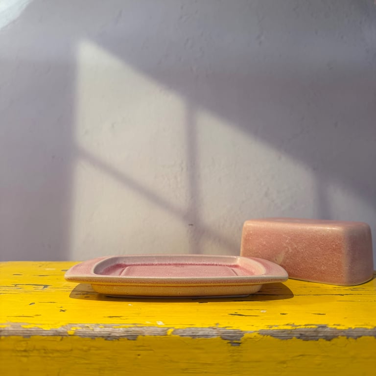 Smørboks lyserød  billede 2