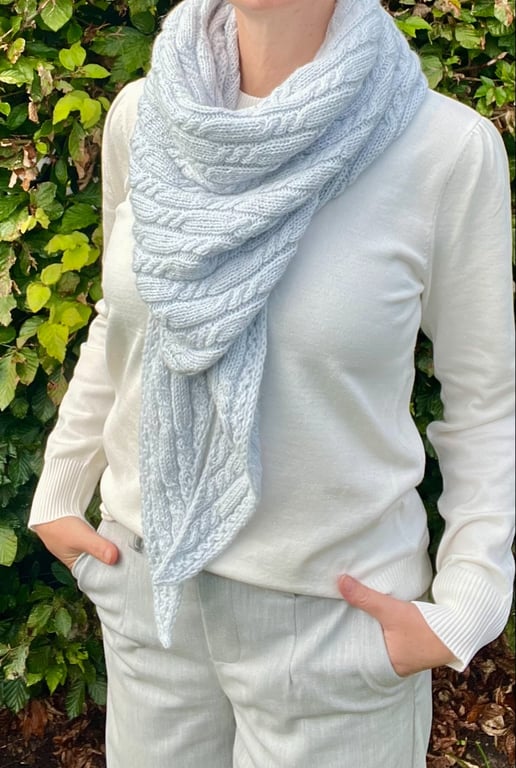 Nori Shawl strikkeopskrift