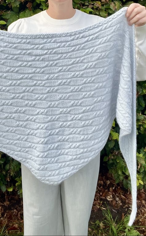 Nori Shawl strikkeopskrift billede 5