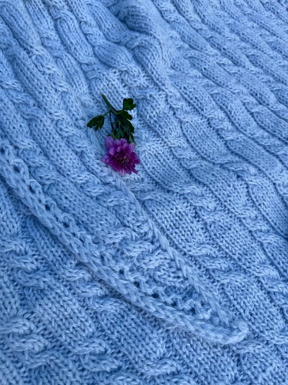 Nori Shawl strikkeopskrift billede 4