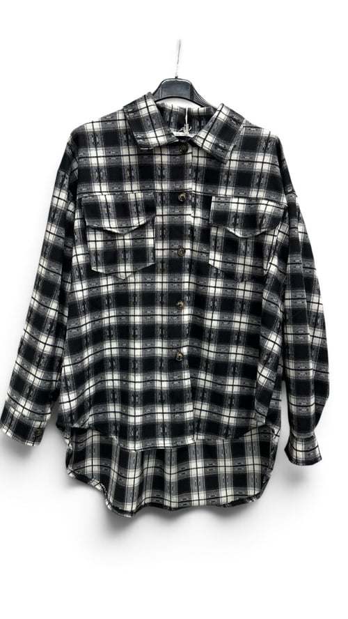 Pearl ternet shirt. Black/white. Onesize str. 36-46 (2)