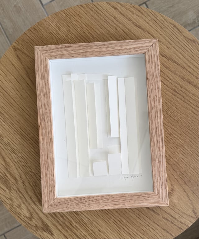 15x21cm, relief, indrammet  billede 2