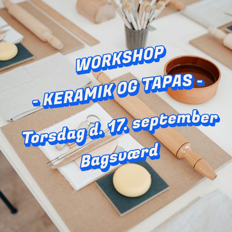 Keramik &amp; Tapas – Lav din egen kop - 17. september