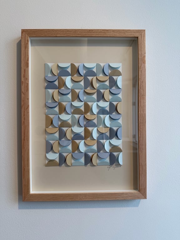 A3, relief, indrammet  billede 4