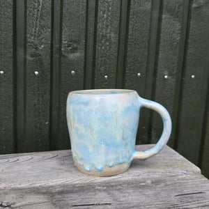 Krus – lyseblå glasur – produktbillede