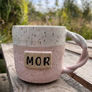 Lyserød mor kop. 370 ml. H: 8,5 cm – produktbillede