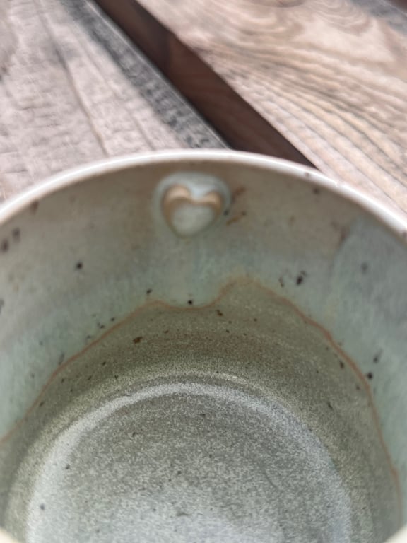 Grøn espresso kop. 110 ml. H: 5,5 cm billede 3