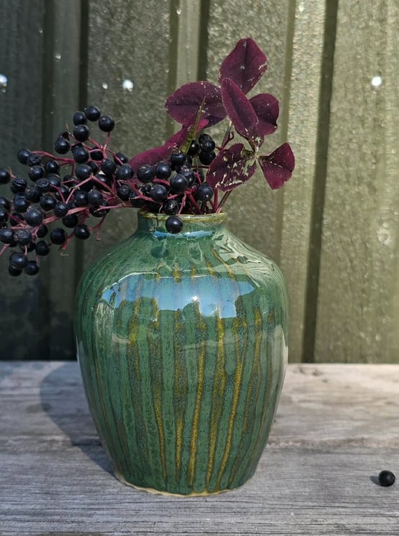 Minivase - grøn billede 4