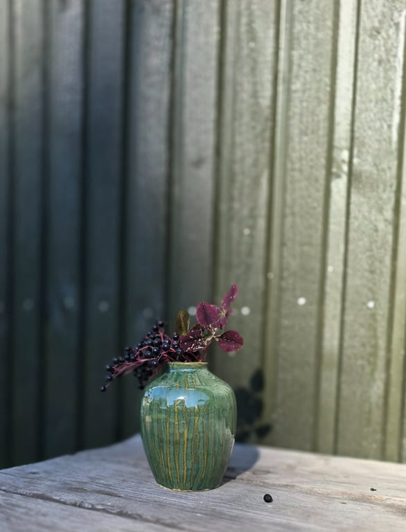 Minivase - grøn billede 5