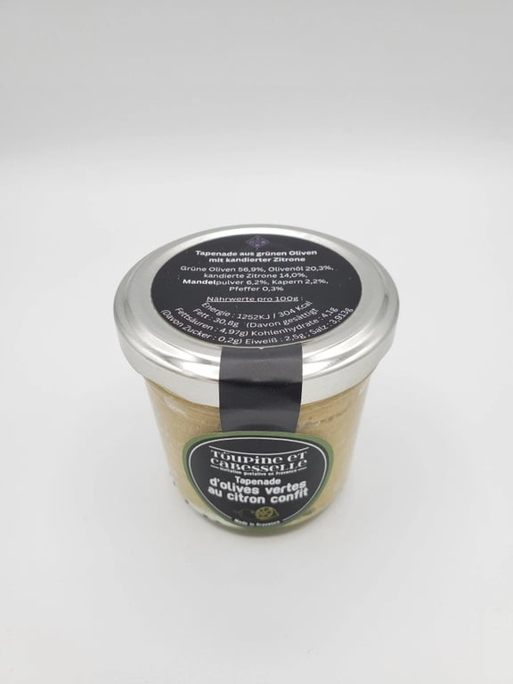 Tapenade af grønne oliven med konfiteret citron billede 3