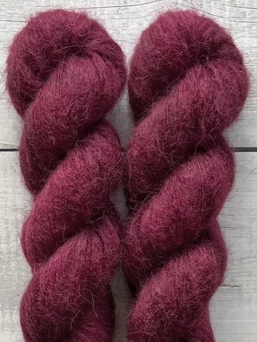 Garn: Håndfarvet fra M-L Sjøgren - Suri Alpaca Silk billede 5