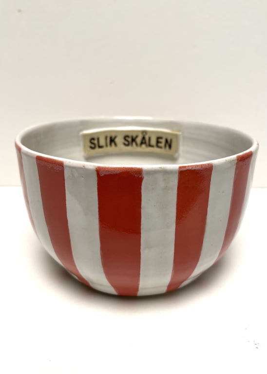 Keramik Skål med tekst - Slik skålen billede 2