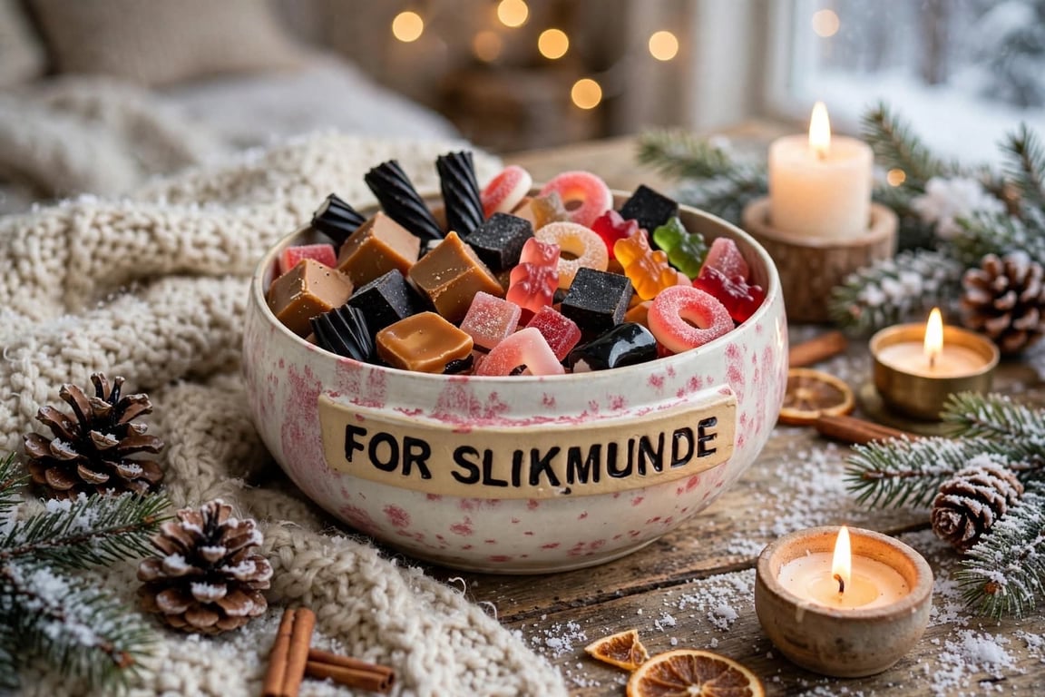 Keramik Skål med tekst - For slikmunde
