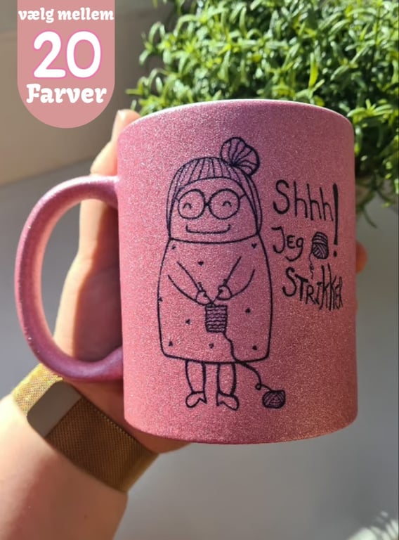 Krus: shhh jeg strikker