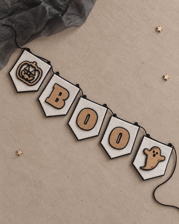 Halloween Dekorationsbanner | Boo