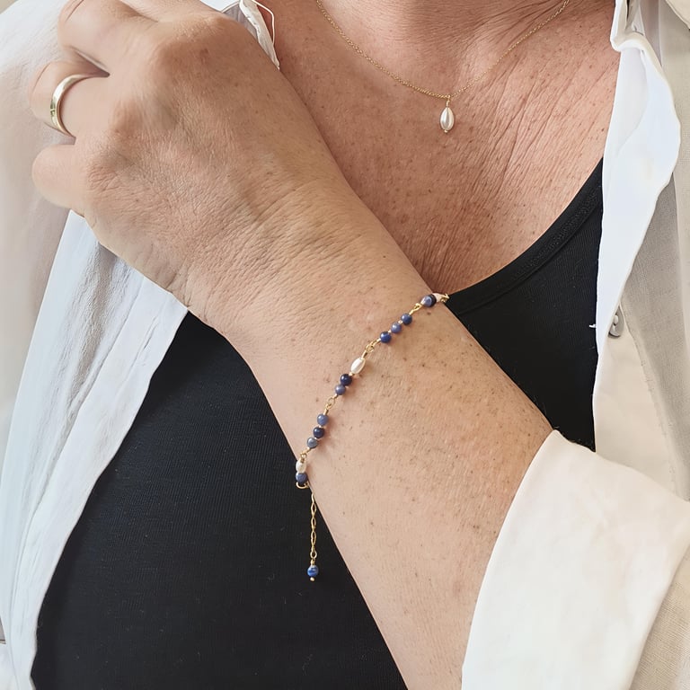 Blåklokke - armbånd billede 5