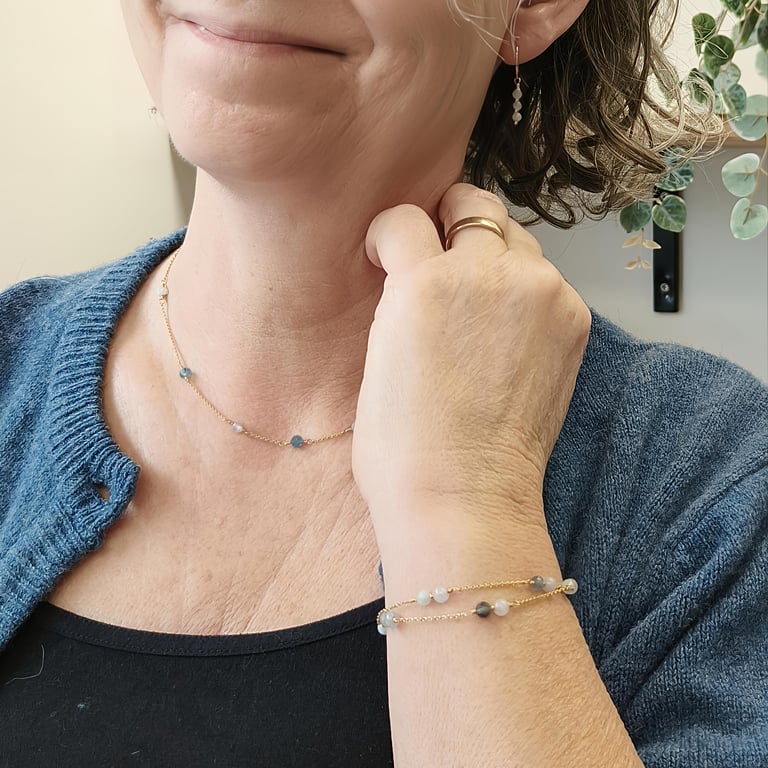 Det blå hav - armbånd billede 4