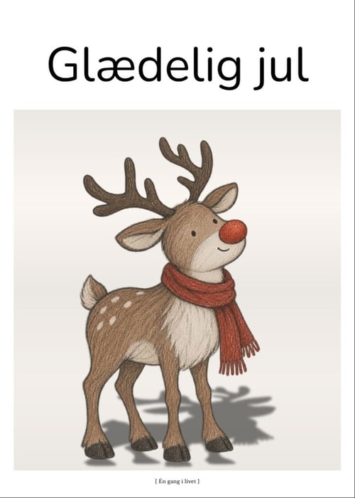 Rudolf - Glædelig jul - klassisk