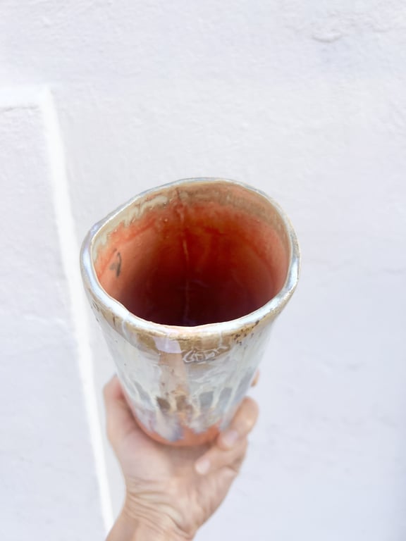 Vase i kunstglasur  billede 3