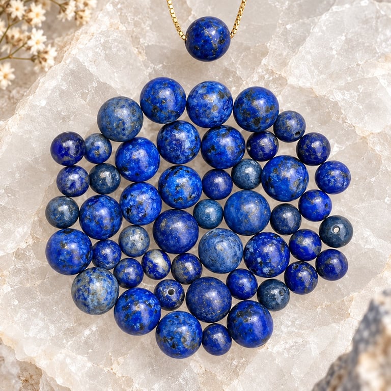 Lapis lazuli- vedhæng: Kraftfuld, transformation, selvtillid billede 2