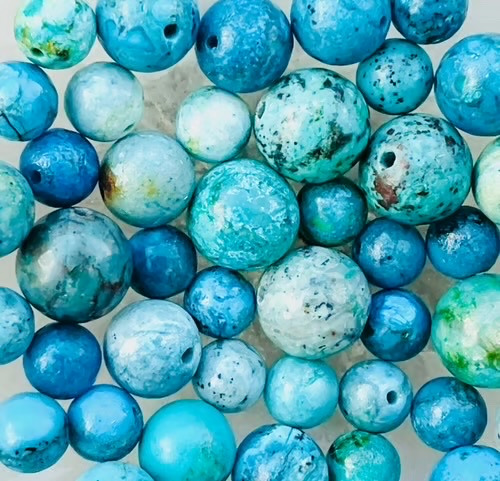 Chrysocolla- vedhæng: kærlighed, kommunikation, balance  billede 3