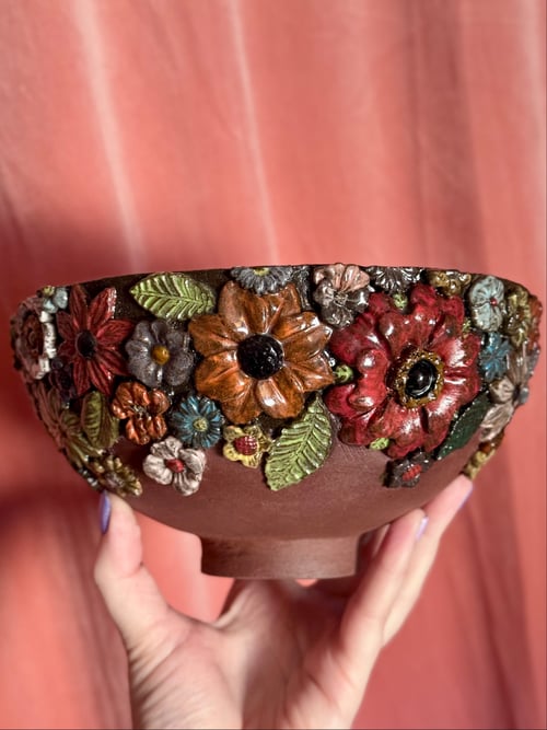 Stor skål med blomster (2)