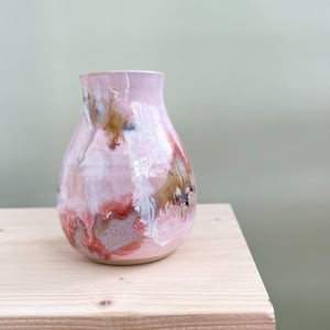 Rosa twist vase – produktbillede