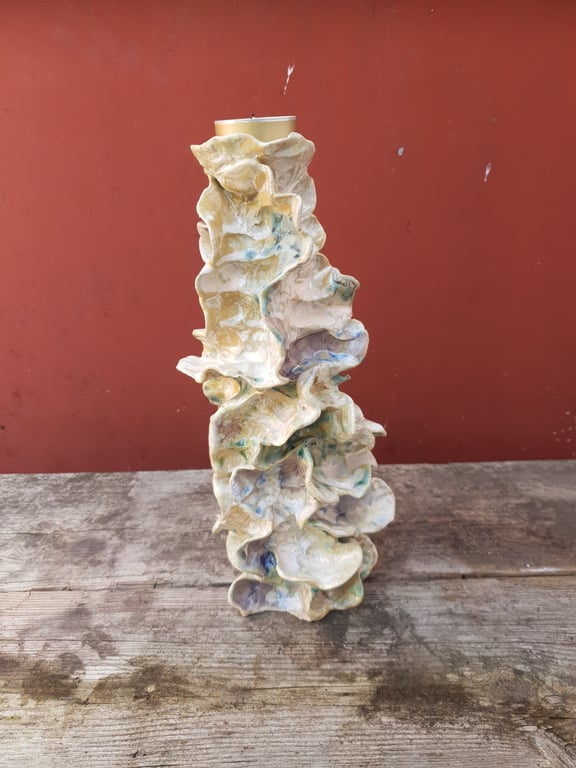 Lys bølge skulptur  billede 10