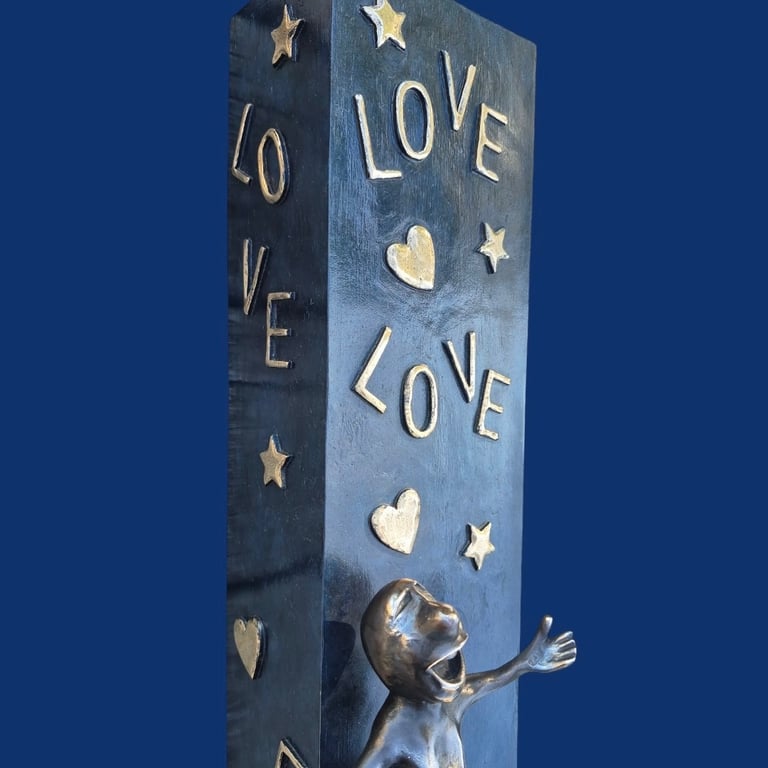 My Love (Mørkeblå patinering) billede 7
