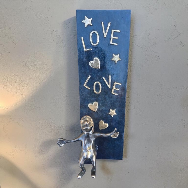 My Love (Mørkeblå patinering) billede 2