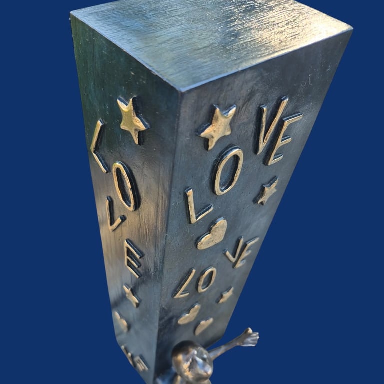 My Love (Mørkeblå patinering) billede 8