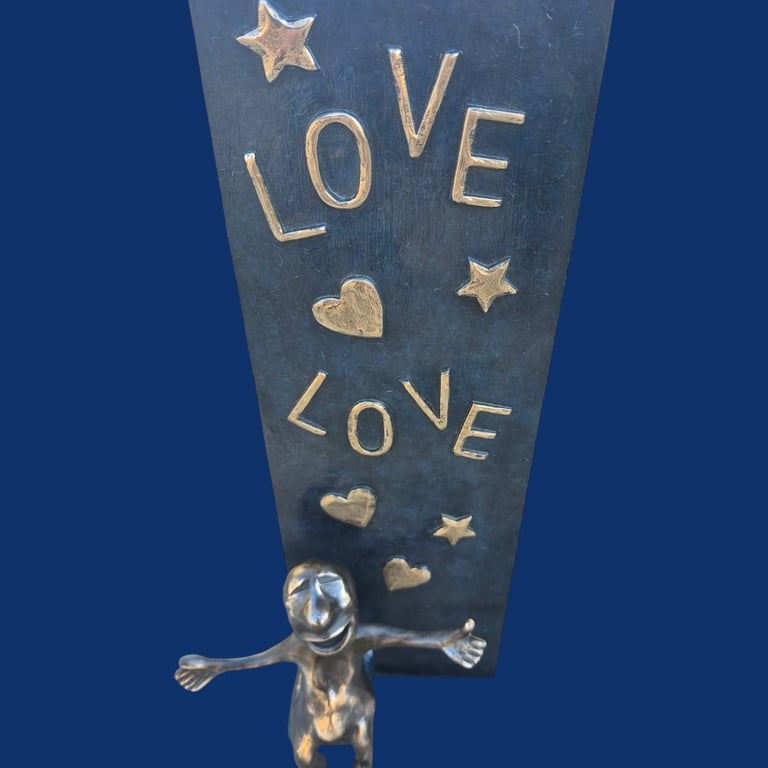 My Love (Mørkeblå patinering) billede 9