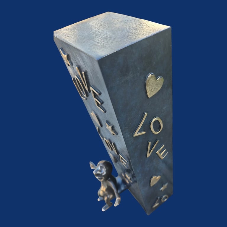 My Love (Mørkeblå patinering) billede 10